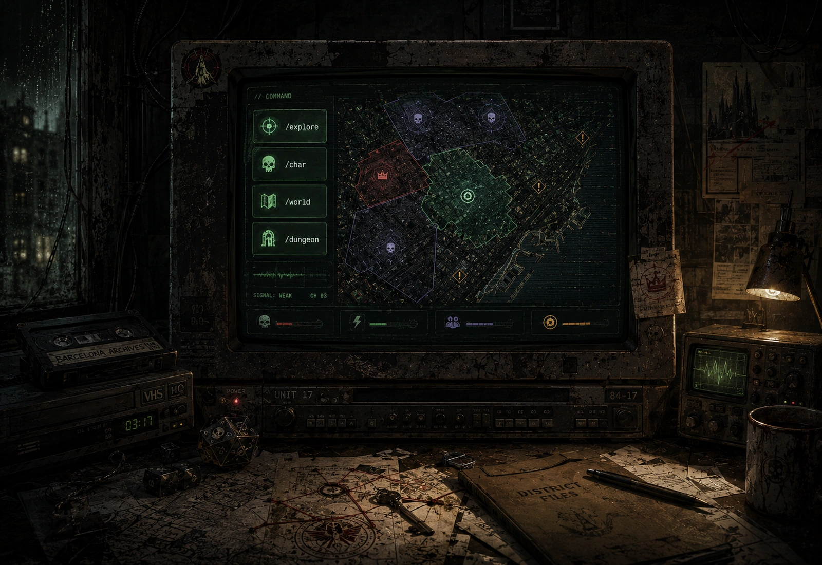 Analog terminal interface for Ravnyx Barcelona