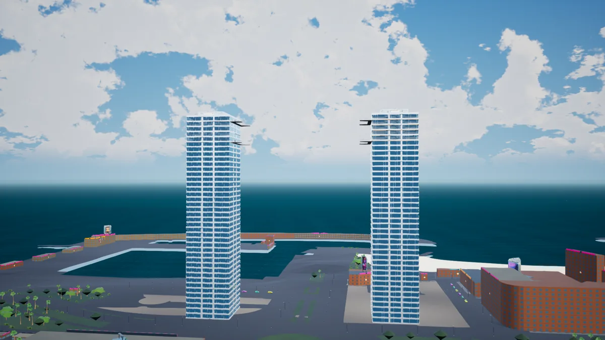 Captura del juego: Torres, Cielo y mar
