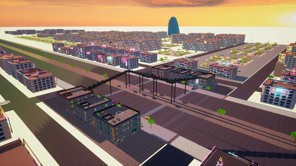 Captura del juego: Diagonal, Vista general inversa