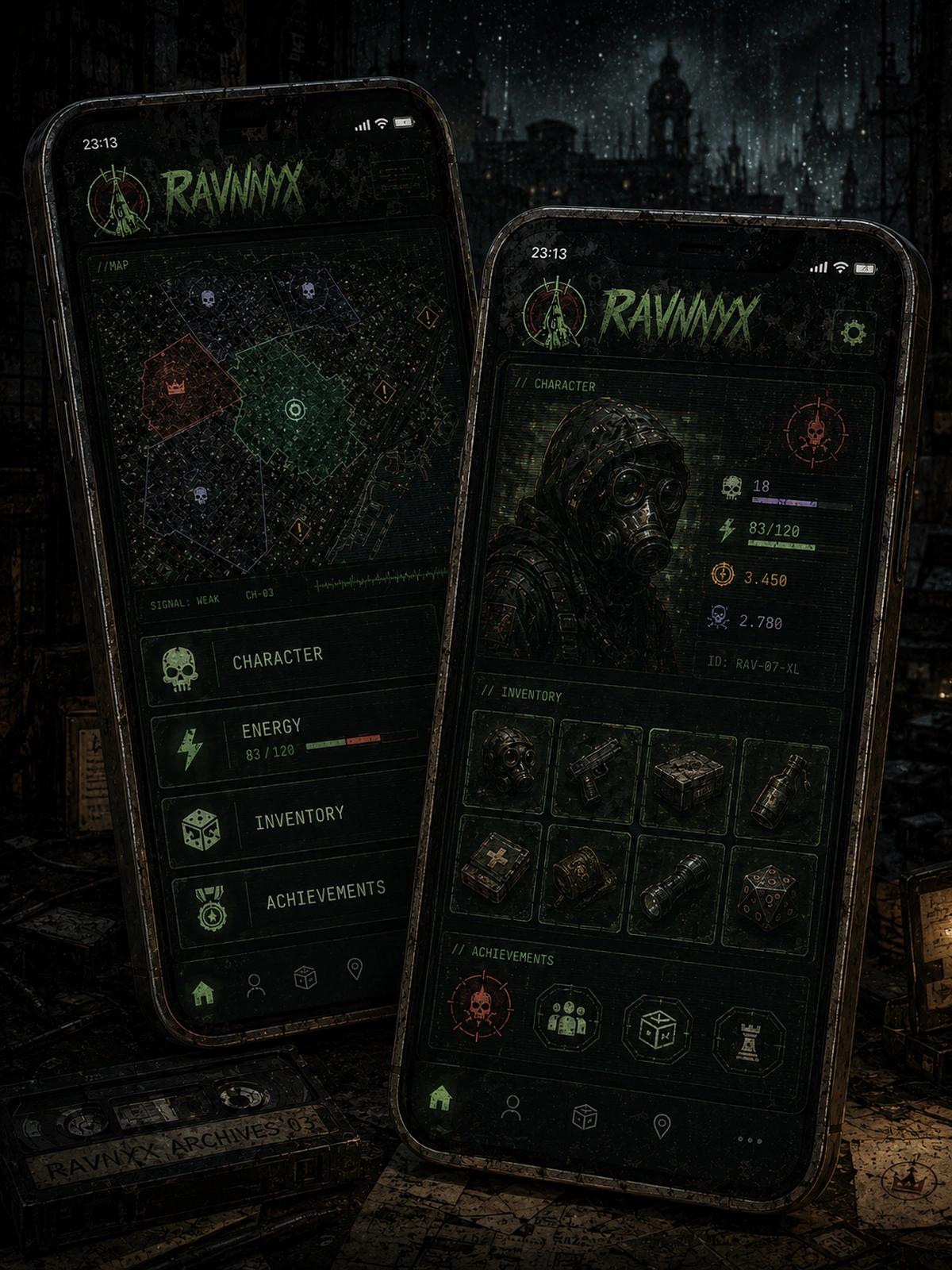Ravnyx mobile portal preview